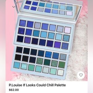 P Louise 42 pan, double drawer with mirror, eyeshadow palette